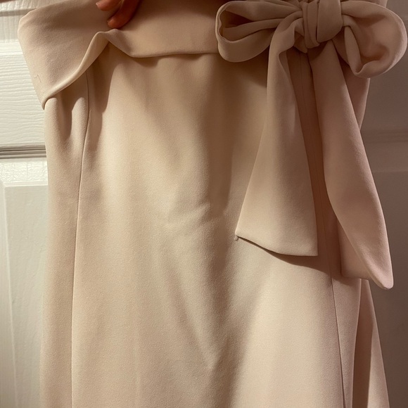 Club Monaco Crepe Light Pink Strapless Dress - Picture 2 of 3